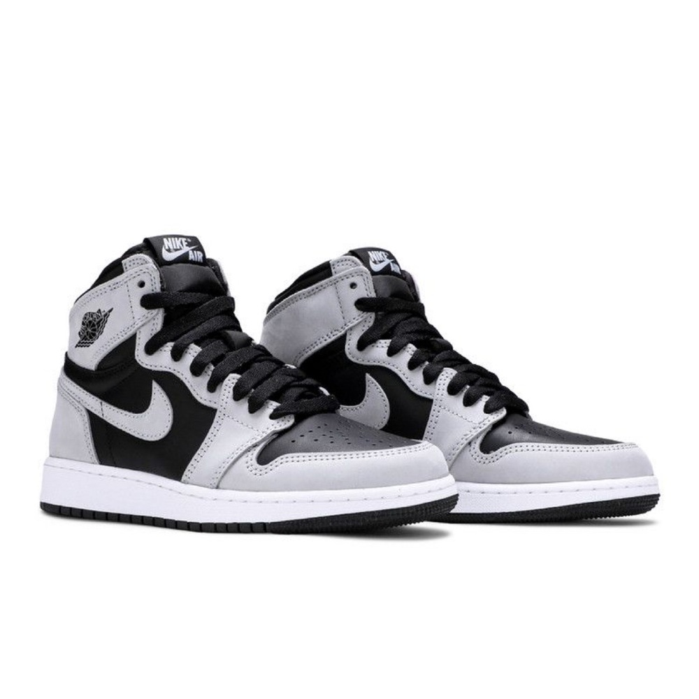 Nike Black and Gray Sneakers High-Top Style